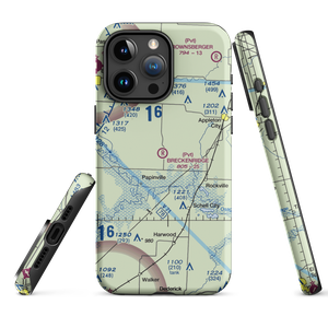 Breckenridge Airport (2MO4) VFR Sectional  Tough iPhone Case