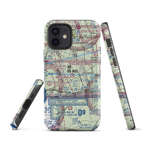 Breezy Knoll Airport (0FD5) VFR Sectional  Tough iPhone Case