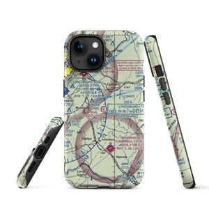 Breezy Knoll Airport (VA13) VFR Sectional  Tough iPhone Case