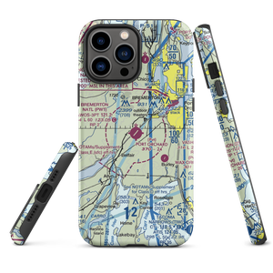 Bremerton National Airport (PWT) VFR Sectional  Tough iPhone Case