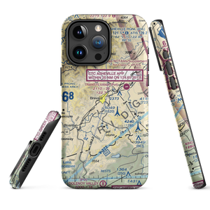 Brevard Airport (NC16) VFR Sectional  Tough iPhone Case