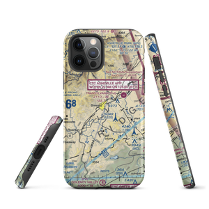 Brevard Airport (NC16) VFR Sectional  Tough iPhone Case