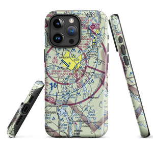 Brewer Airport (0B2) VFR Sectional  Tough iPhone Case