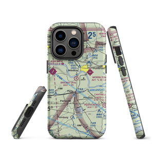 Brickey Private Airport (AR43) VFR Sectional  Tough iPhone Case