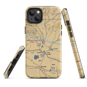 Bridger Creek Airport (WY34) VFR Sectional  Tough iPhone Case