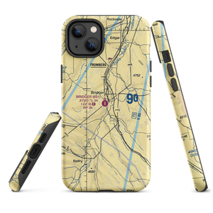 Bridger Municipal Airport (6S1) VFR Sectional  Tough iPhone Case