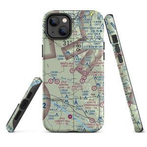 Briggs / Skotz Airfield (99XA) VFR Sectional  Tough iPhone Case