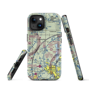 Bristol Airstrip (2OA1) VFR Sectional  Tough iPhone Case