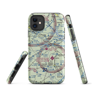 Broad River Air Park (3GE3) VFR Sectional  Tough iPhone Case