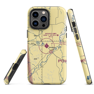 Broadus Airport (00F) VFR Sectional  Tough iPhone Case