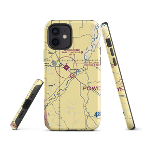 Broadus Airport (BDX) VFR Sectional  Tough iPhone Case