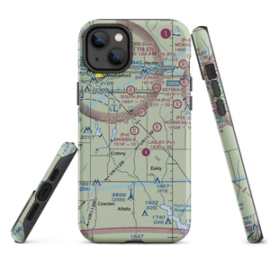 Broken B Airport (08OL) VFR Sectional  Tough iPhone Case