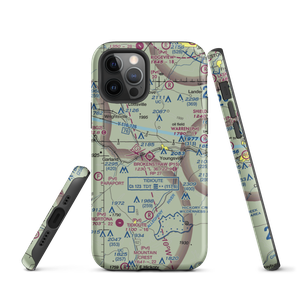 Brokenstraw Airport (P15) VFR Sectional  Tough iPhone Case