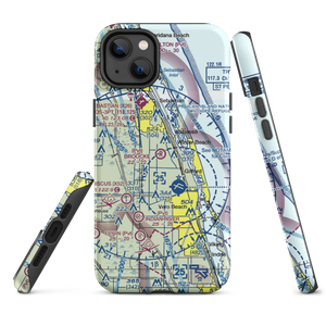 Broocke Air Patch Airport (FL95) VFR Sectional  Tough iPhone Case