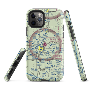 Brookhaven-Lincoln County Airport (1R7) VFR Sectional  Tough iPhone Case