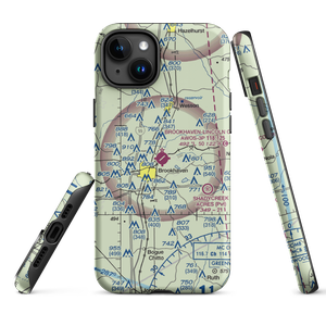 Brookhaven-Lincoln County Airport (1R7) VFR Sectional  Tough iPhone Case