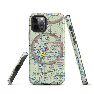 Brookhaven-Lincoln County Airport (1R7) VFR Sectional  Tough iPhone Case