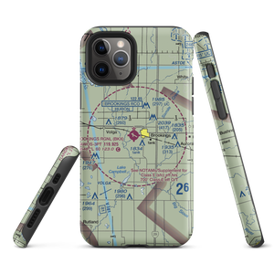 Brookings Regional Airport (BKX) VFR Sectional  Tough iPhone Case