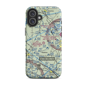 Brookline - Meadowmere Airport (9GA6) VFR Sectional  Tough iPhone Case