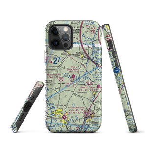 Brookline Airport (NH16) VFR Sectional  Tough iPhone Case