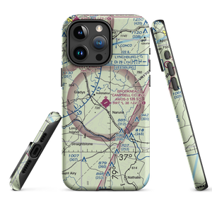 Brookneal/Campbell County Airport (0V4) VFR Sectional  Tough iPhone Case