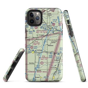 Brooks Ranch Airport (IL46) VFR Sectional  Tough iPhone Case