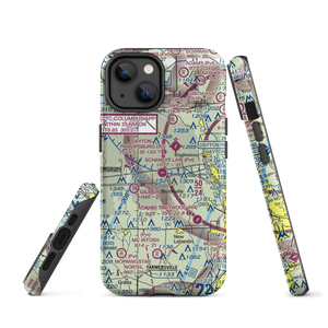 Brookville Air-Park Airport (I62) VFR Sectional  Tough iPhone Case