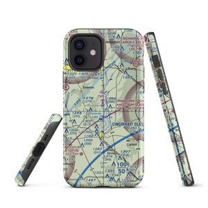 Brookville Reservoir Seaplane Base (12I) VFR Sectional  Tough iPhone Case