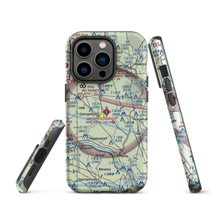 Brown County Airport (GEO) VFR Sectional  Tough iPhone Case