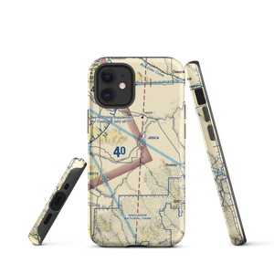 Brown Field (3SD3) VFR Sectional  Tough iPhone Case