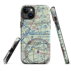 Brown Field (46NC) VFR Sectional  Tough iPhone Case