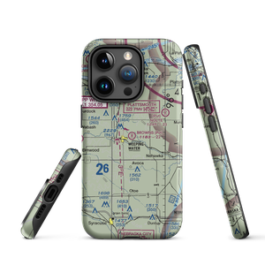 Browns Airport (NE69) VFR Sectional  Tough iPhone Case