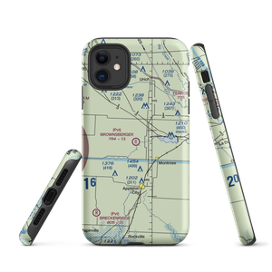 Brownsberger Airport (MO75) VFR Sectional  Tough iPhone Case