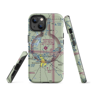 Brownwood Regional Airport (BWD) VFR Sectional  Tough iPhone Case