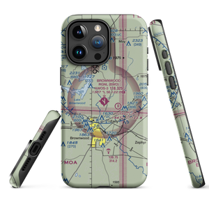 Brownwood Regional Airport (BWD) VFR Sectional  Tough iPhone Case
