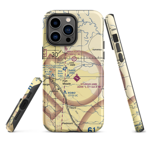 Bruch Ranch Airport (SD24) VFR Sectional  Tough iPhone Case