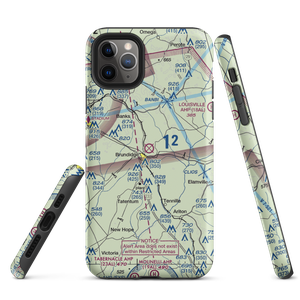 Brundidge Municipal Airport (60A) VFR Sectional  Tough iPhone Case