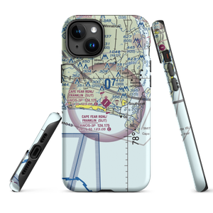 Brunswick County Airport (SUT) VFR Sectional  Tough iPhone Case