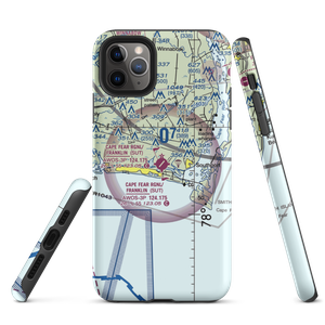 Brunswick County Airport (SUT) VFR Sectional  Tough iPhone Case