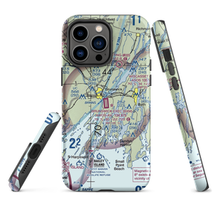 Brunswick Executive Airport (BXM) VFR Sectional  Tough iPhone Case