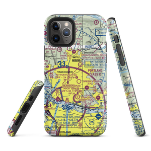 Brush Prairie Aerodrome (5WA9) VFR Sectional  Tough iPhone Case