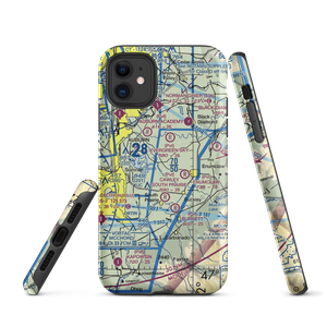 Bryan Airport (WN87) VFR Sectional  Tough iPhone Case