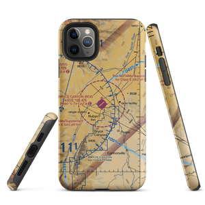 Bryce Canyon Airport (BCE) VFR Sectional  Tough iPhone Case