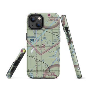 Bryn Airport (ND09) VFR Sectional  Tough iPhone Case