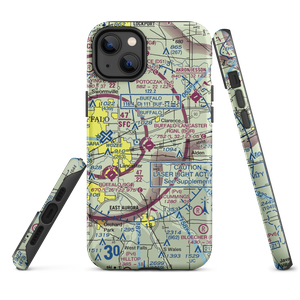 Buffalo Lancaster Regional Airport (BQR) VFR Sectional  Tough iPhone Case