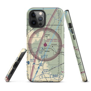 Buffalo Municipal Airport (BFK) VFR Sectional  Tough iPhone Case