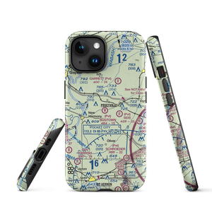 Bugtown Airport (15IN) VFR Sectional  Tough iPhone Case