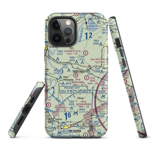 Bugtown Airport (15IN) VFR Sectional  Tough iPhone Case