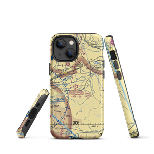 Bunch Grass Intergalactic Airport (WY15) VFR Sectional  Tough iPhone Case