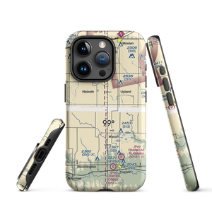 Bunger Field (81NE) VFR Sectional  Tough iPhone Case